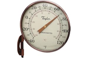 Taylor 481CR Thermomètre à cadran Cuivre 10,8 cm