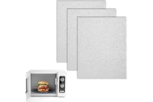 simarro 3 krążki z miką do kuchenki mikrofalowej, 15 x 12 cm, możliwość przycięcia, do kuchenki mikrofalowej, płyty, płyty, osłona falowodu uniwersalnego, akcesoria naprawcze