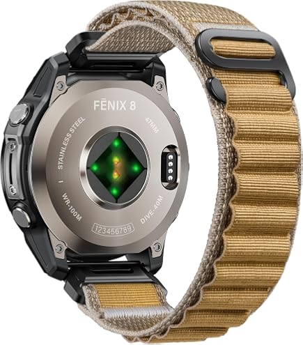 Per Garmin Tactix 7 Pro / Fenix 7X / 6X Pro Cinturino per orologio in