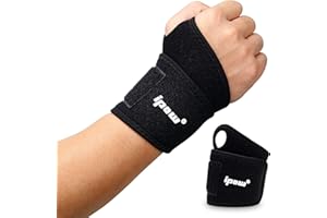 ipow 2Pcs Wrist Wraps / Bandage Protection de Poignets / Serre-poignets Soulager la Douleur, Unisex, Convient Toutes Sortes de Sports