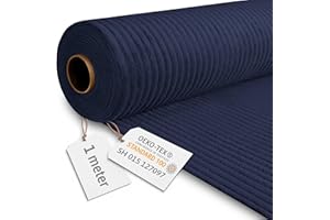 DreamRoots Tessuto di Velluto a Coste da 380 g/m² - Tessuti di Velluto 140 cm di larghezza - Tessuto Tappezzeria Blueberry Pie 1M