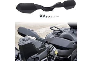 SAUTVS Black Handguards Protector Wind Deflector for Can Am Outlander, Plastic Hand Guards Air Deflector Kit for Can-Am Outlander MAX Renegade 2006-2020 Accessories (1PCS, Replace #709400822)