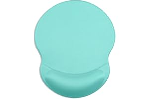 ITNRSIIET Tappetino Mouse Ergonomico con Supporto per il Polso, Tappetino per Mouse in Gel Confortevole, base antiscivolo in PU, per Computer e Laptop, Verde