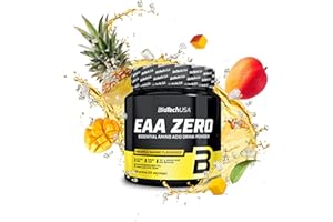 ‎BIOTECHUSA BioTechUSA EAA Zero - Essentielle Aminosäuren Power | 7160mg EAA/Portion | Empfohlenes Verhältnis der WHO | Zuckerfrei, Glutenfrei, 350 g, Ananas-Mango