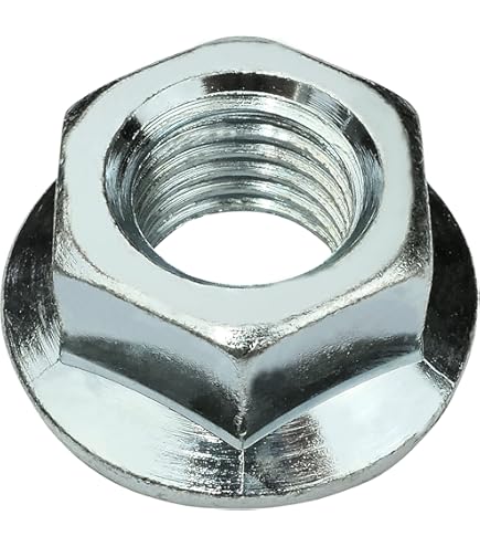 Dado Flangiato Con Dentatura Di Bloccaggio Secondo DIN 6923/acciaio Inox A2, V2A/dado Esagonale Con Flangia E Dentatura Di Blocco, Dado Di Collegamento (10 Pezzi, M3 - Foto 9