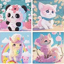 Diamond Painting 5D MOGTAA Con Cane Cartone Animato - Kit Completo 30x40 Cm, Tela Numerata, Diamanti Rotondi, Per Bambini E Adulti, Fai Da Te - 2