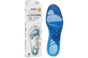 Sidas Gel Slim - Semelles Chaussures en Gel - Adulte - Bleu