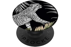 Richmond & Finch PopSocket, Soporte y Agarre Universal Expandible para Tableta o Teléfono con Pop Top Intercambiable, Compatible con Todos los Dispositivos en Selva de Plata