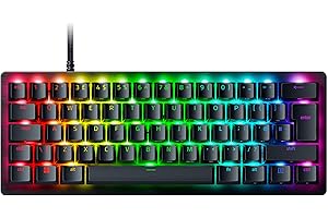 Razer Huntsman V3 Pro Mini - 60% Analog Optical Esports Gaming-Keyboard - Snap Tap - Rapid Trigger Mode - Quick Onboard Adjustments - Multi-function Control Buttons - QWERTY UK Layout | Black