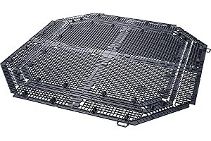 GRAF GARANTIA Bodengitter Thermo- / ECO-King 900/600 / 400 Liter schwarz - Bodengitter für Komposter, Garten, Komposter Garten, Gitter, Kompost, Abfall & Recycling, Wühlmausgitter