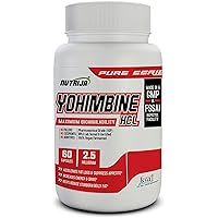 Nutrija Yohimbine HCL 2.5mg [Strength & Potent Fat Burner] - 60 Capsule