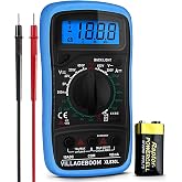 Villageboom LCD Arka Aydınlatmalı Dijital Multimetre Test Cihazı - Akım, AC/DC Gerilim, Diren&ccedil;, S&uuml;reklilik, Diyotlar vb., Mav