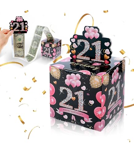 Boîte à Cadeaux Et Cartes 'Joyeux Anniversaire' En Bois - Urne Tirelire Étoile Creuse à Assembler