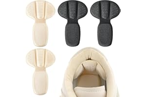 WY LIGHTING LEVEL Confezione Da 4 Cuscinetti Antiscivolo per Il Tallone Cuscinetti Autoadesivi Cuscinetti per I Piedi Scarpe Riparazione Del Tallone per Scarpe E Stivali Troppo Grandi Riempitivo per Scarpe Cuscinetti