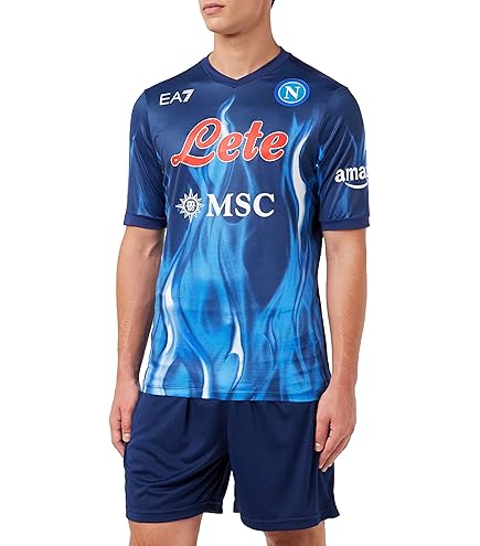 Maglia Face Game Napoli Ea7 Kvaratskhelia 77 2022/2023