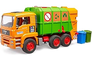bruder 01056 - Édition spéciale 50 ans MAN TGA camion à ordures - 1:16 Véhicules, Collecte des ordures