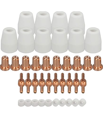 RIVERWELD PT-31 Plasma Cutting Torch Body 20072 + Roller Guide Wheel Spacer – Compatible With CUT-40, CUT-50, CT312, LG-40 & JG-40 Plasma Cutters, 2-Piece Set