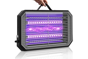 WUEAOA Tue Mouche Électrique 2 * 5W UVA-LEDs‌ Montage Mural, Lampe Anti Moustique Intérieur, Destructeur d'insectes Anti Insectes Volants, Moustiques, Guêpes, Moucherons, sans Produits Chimiques