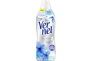 Vernel Fresh Control Cool Fresh, Weichspüler, 32 (1x32) Waschladungen, für einen langanhaltenden Duft und traumhaft weiche Wäsche