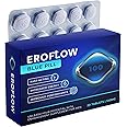 EROFLOW - Blue 20 Pills for Men | 100mg - Natural Supplement for Enhanced Performance & Stamina - Fast-Acting Blue Tablets | Efficiency & Long-Lasting Results