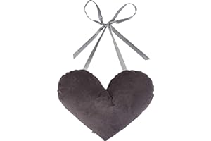 Post Operative Breast Surgery Grey Velvet Love Heart Cushion - from Cancer Research