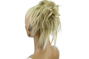 CAISHA XXL Jumbo Hairpiece Scrunchy Updo Bridal Hairstyle Messy Hair Tie Lightblond G4F