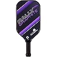 Rally PXL Graphite Pickleball Paddle (Purple) XL Elongated Power & Reach Shape | Standard Grip | Polymer Honeycomb Core and Graphite Face