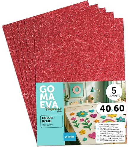 Folia 23535 - Gomma espansa, 29 x 40 cm, 5 Fogli, Blu Royal