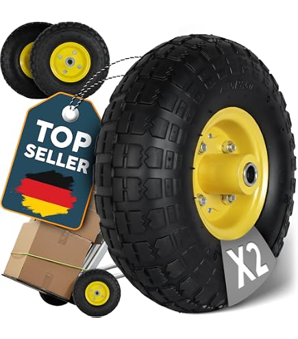 2 Rad Schubkarre,verzinkt,120kg,für Bau,Garten und Stall,sehr Flach,Luftbereift