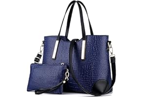 YNIQUE Borsa da Donna Borsetta Borse a Tracolla Spalla Grande Elegante Design Borsa con Manico 4 Pezzi Set