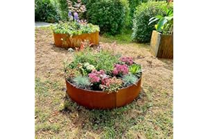 ‎CZAJA Czaja Pflanzring Ø 80 cm Edelrost - Baumring Hochbeet Rost Pflanzgefäß Pflanzkübel Metallring Kräuterbeet Stahlring Stahl Ring