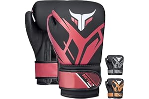 Mytra Fusion Guantoni da boxe per bambini Guanti da boxe per bambini con palmo ventilato Guanti da MMA, Muay Thai, Sparring, Fighting, Punching