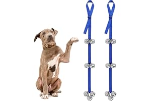 Dyrdekly 2 Stück Hundeglocke für Töpfchentraining Hundeklingel Hundetraining Glocke Einstellbare Hängeglocken für Hunde Töpfchenkommunikation