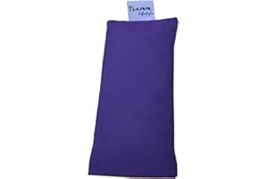 TVAMM LIFESTYLE tvamm-Lifestyle Augenkissen mit Leinsamen/Lavendel Füllung - 100% Baumwolle Stoff, 23 x 11 cm/in wunderschönen Farben erhältlich