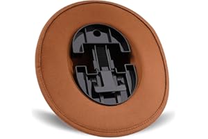 Eiito Écarteur de chapeau pour chapeaux ajustés, chapeaux de cowboy ajustés de 19,8 à 21,6 cm, ajustable, s'adapte à toutes les casquettes, noir