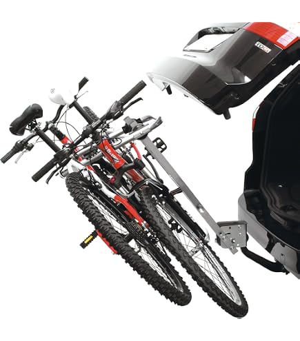 Carpoint Portabici Da Gancio Traino Per 2 Biciclette - Con Portatarga, Universale E Facile Da Montare