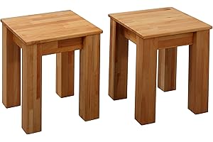 KROKWOOD Krok Wood 2x Stool Bonn Beech 35x35x45 cm