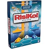 Editrice Giochi, Risiko! Oceano, 2 Giochi in Scatola in 1, Giochi di Società e Strategia per Famiglia e Amici, Giochi da Tavo
