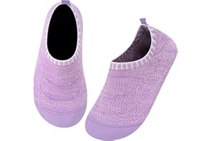 Kyopp Hausschuhe Kinder Turnschläppchen Mädchen Schläppchen Jungen Rutschfest Leichte Pantoffeln Kinder hausschuhe Atmungsaktive Weich Sommer/Winter