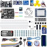 ELEGOO Starter Media Kit Compatible with Arduino IDE, Stem Kit | with Spanish Tutorial, 5V Relay, Power Supply Module, Servo
