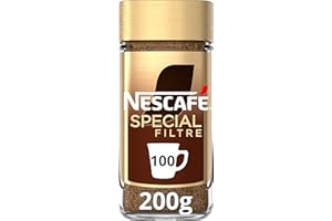 NESCAFE Nescafé SPECIAL FILTRE RECETTE ORIGINALE DE RETOUR, Granulée Café Soluble, Flacon de 200g