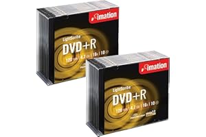 Imation DVD + R LightScribe Disco Grabable En Slim Jewel Case 16 x velocidad 120 min 4,7 GB