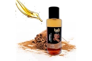 PRACTICOSA Bali fragancias Esencia al Aceite de Canela para Humidificador. Ambientador Dulce y Especiado en Esencia para Difusor. Aceite Natural para Quemador de Aromaterapia. 50 ml