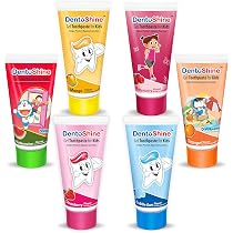 Buy DentoShine Gel Toothpaste for Kids | Pack of 3 (3, Bubblegum ...