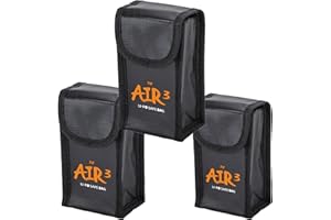 CERFFOOL Borsa di sicurezza per batteria per DJI Air 3S 3 a prova di esplosione a prova di radiazioni a prova di fuoco custodia protettiva per batteria al litio per accessori per droni, Per 1