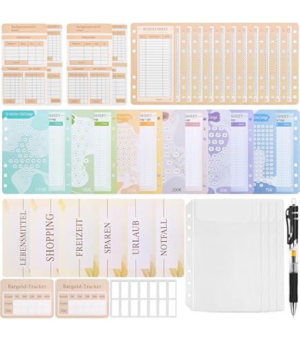 Budget planner : étiquettes personnalisées en vinyle - Sticosy, pochettes budget