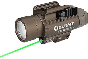 OLIGHT Baldr Pro Light 1350 Lumens 260 Meter Throw Ultra Bright Light Outdoor Led Tactical Torch Batteries Included (Desert Tan)
