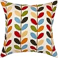 Brvsk Colours of Autumn. Needlepoint Kit w/Printed Tapestry Canvas (40 × 40 cm) — Needlepoint Cushion Kit for Creative Home Décor — Needlework Kit for Adult Beginners