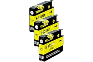Supply Guy 3 kartridże kompatybilne z HP 933 933XL yellow żółty OfficeJet 6100 6600 6700 7110 7510 7600 7610 7612