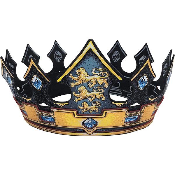 LEEMASING Couronne Royale Baroque Homme - Métal Strass 15.8cm | Pour Cosplay, Fête, Mariage | Look Royal